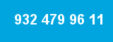 932 479 96 11 932 479 96 11